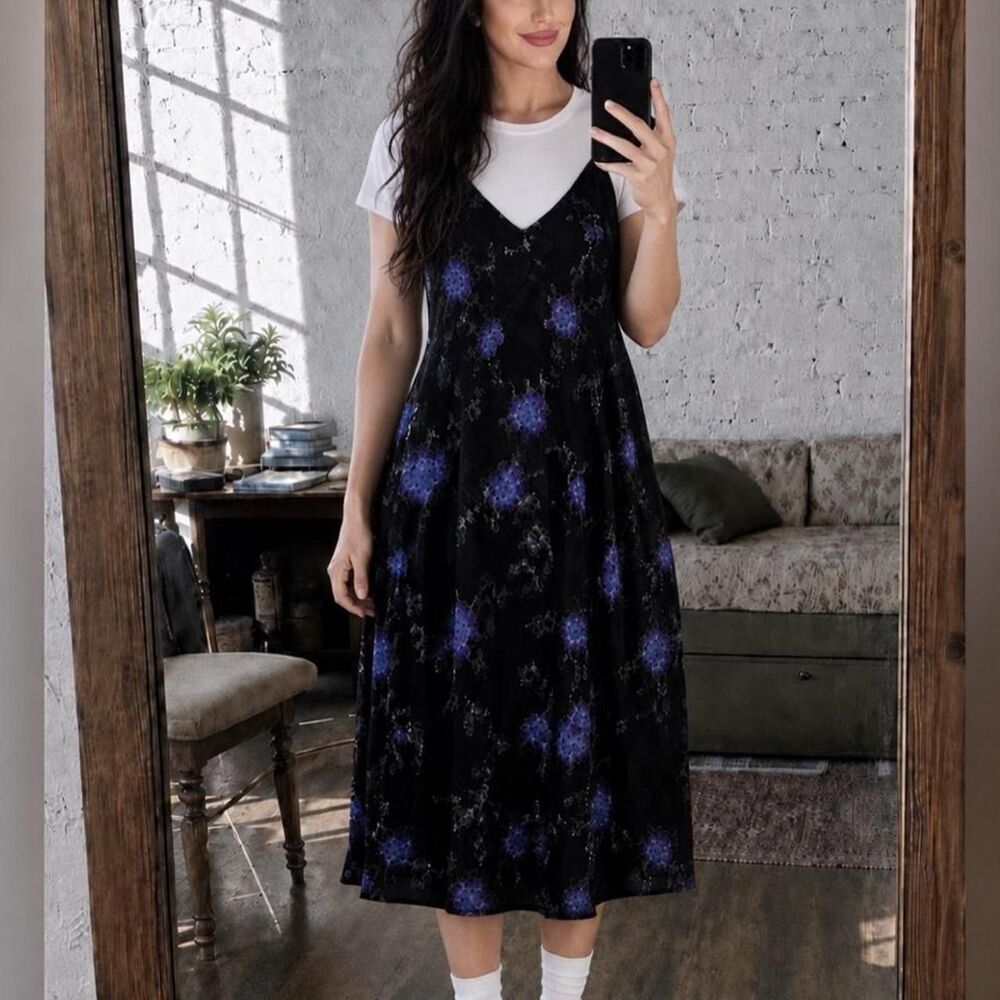 Studio Women's Blue and Black Dress